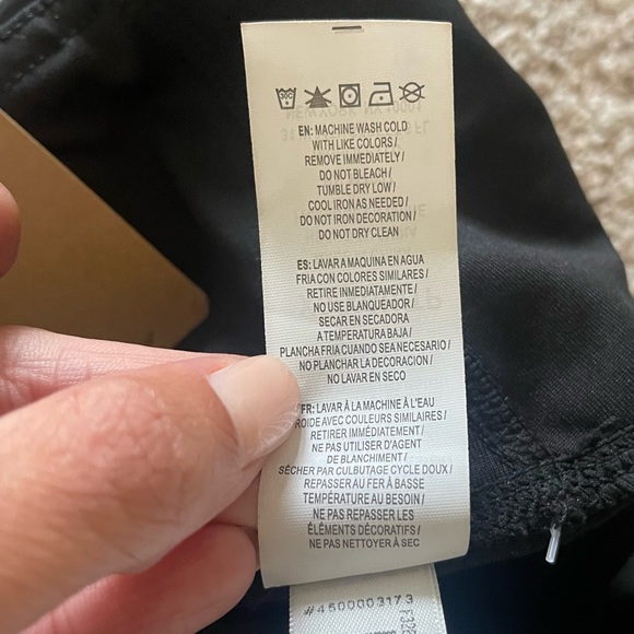 NWT Reebok Vigor High-rise Skinny Capri Black Mesh Panel Insert REW192LE07005 XS - Picture 13 of 13